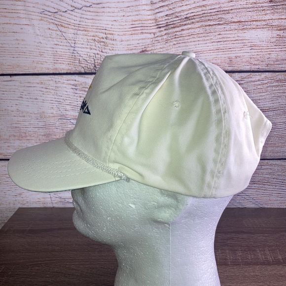 Vintage First Flight White & Yellow Adjustable Hat - Picture 6 of 10